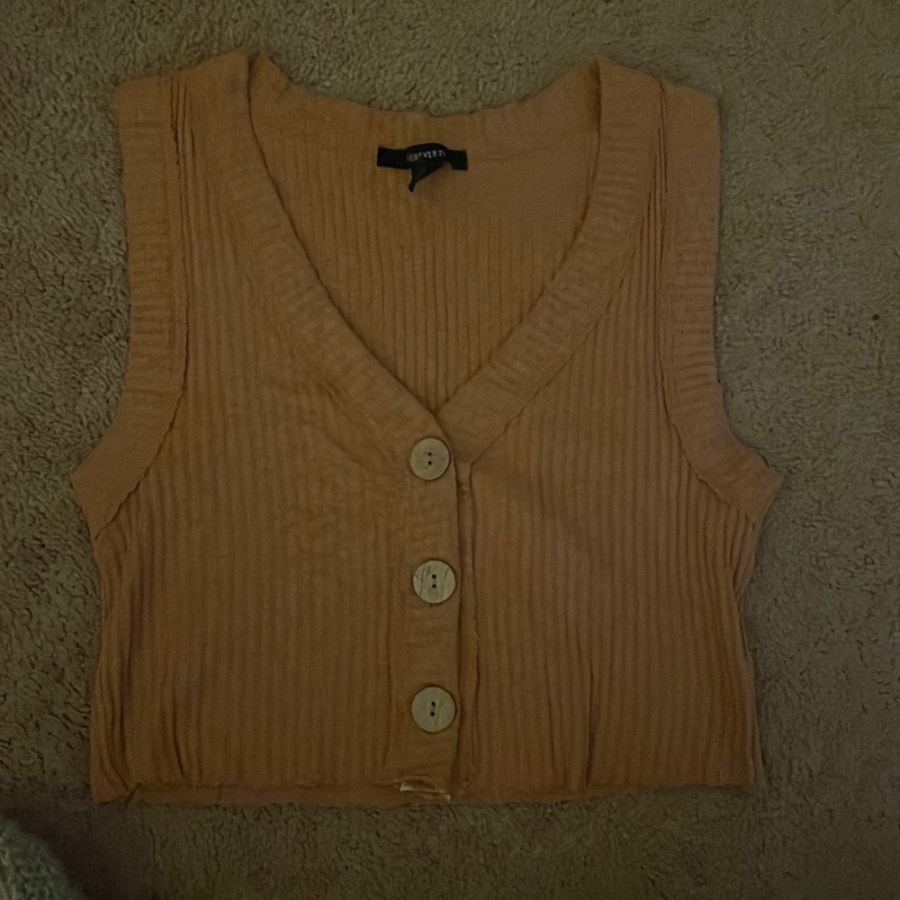 Burnt Orange Sleeveless Top